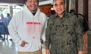 Temui Ahmad Muzani, Adam Muhammad Diamanatkan Menangkan Prabowo-Gibran di Maktim