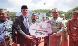 Pj Sekda Sulsel Dampingi Pj Gubernur Bahtiar Kunker di Sidrap