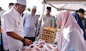 Safari Ramadan Pj Gubernur Sulsel Dirangkaikan Gerakan Pangan Murah di CPI