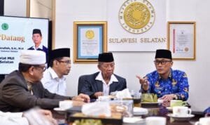 Perkuat Kerjasama dan Sinergi, Pj Gubernur Prof Zudan Temui Pengurus MUI Sulsel