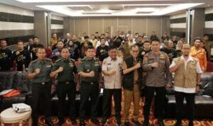 Wakili Pangdam, Pamen Ahli Bid Hukum dan Humaniter Hadiri TTX Rencana Kontigensi Tanah Longsor TA. 2024