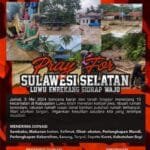 Peduli Korban Banjir, MPW Pemuda Pancasila Sulawesi Selatan Gelar Aksi Sosial Untuk Membantu Warga