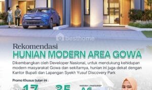 Rekomendasi Hunian Modern Area Gowa