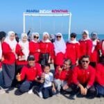 Universitas Teknologi Akba Makassar (UNITAMA) Semarakkan Jalan Santai PTS LLDIKTI Wilayah IX di Pantai Indah Bosowa