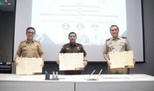 Bentuk Satgas Percepatan Investasi Bersama Kejati dan BPN Sulsel, Sekda Jufri Rahman Optimistis Realisasi Investasi Sulsel Akan Meningkat