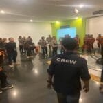 Ratusan Kader Pemuda Pancasila Kawal Chaidir Muetazim Pada Debat Pilkada Maros