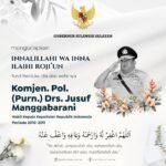 Ucapan Duka Gubernur Sulsel atas Kepergian Mantan Wakapolri Jusuf Manggabarani