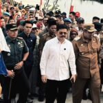 Akbar Muhammad Dampingi Bupati Maros Resmikan Jembatan Gantung di Desa Minasa Upa