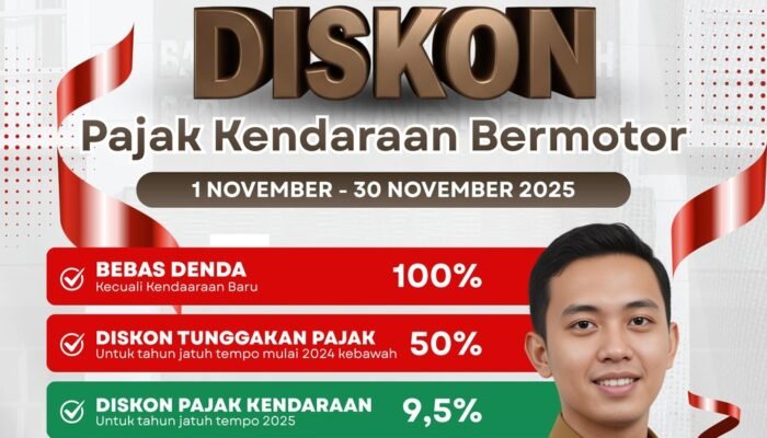 Insentif PKB Sulsel Diperpanjang: Bebas Denda 100 Persen dan Diskon hingga 50 Persen