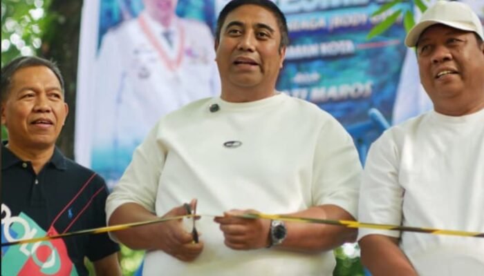 Ketua Komisi I DPRD Maros Hadiri Peresmian Alat Olahraga Body Gym di Taman Kota Maros