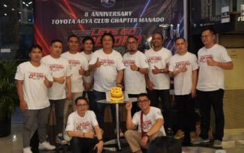 TAC Chapter Manado Mantapkan Eksistensi, Rayakan 8 Tahun Kebersamaan di Hasjrat Toyota Tendean