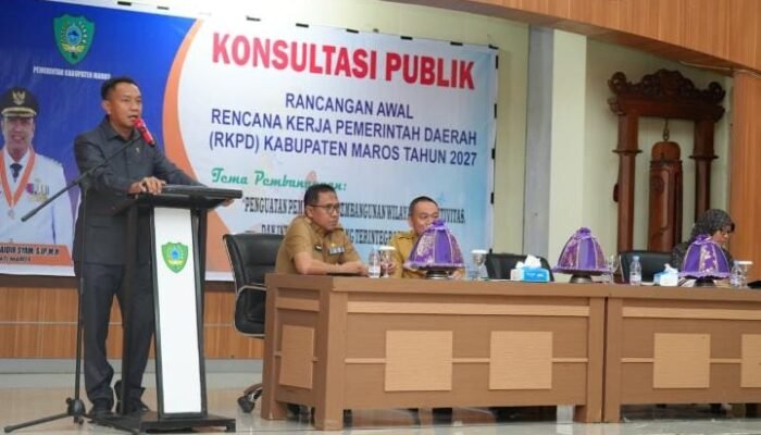 Marjan Massere Hadiri Konsultasi Publik Ranwal RKPD 2027 Tekan Sinergitas Lintas Sektoral