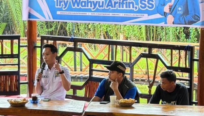 Reses di Bantimurung, Try Wahyu Arifin Serap Aspirasi Warga Terkait Irigasi dan Jalan