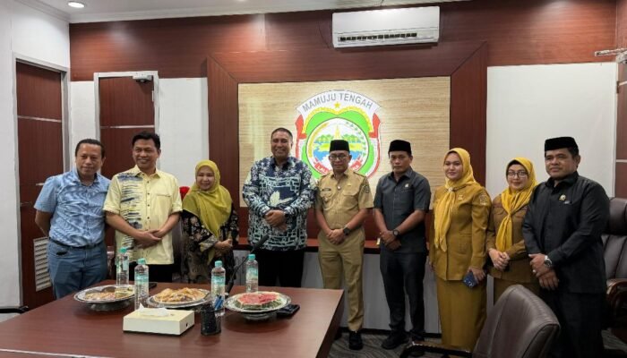 Bupati Maros Bersama Ketua Komisi III DPRD Maros Kunjungi Mamuju Tengah, Perkuat Sinergi Antar Daerah