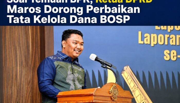 Soal Temuan BPK, Ketua DPRD Maros Dorong Perbaikan Tata Kelola Dana BOSP