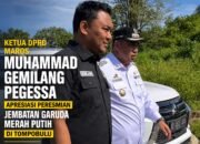 Ketua DPRD Maros Muhammad Gemilang Pegessa Apresiasi Peresmian Jembatan Garuda Merah Putih di Tompobulu