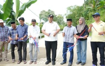 Anggota DPRD Maros Andi Mappalawa Hadiri Peresmian Jalan Salomatti–Wanuawaru di Mallawa