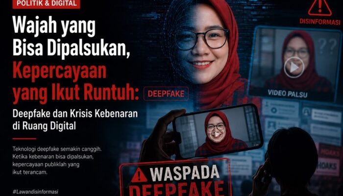 Wajah Bisa Dipalsukan, Kepercayaan Ikut Runtuh: Deepfake Dan Krisis Kebenaran Di Ruang Digital