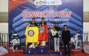 Sulsel Taekwondo Championship Unhas Open 2026 Jadi Ajang Prestasi, Unhas Rebut Dia Gelar Juara Umum